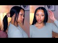 Better Length Clip Ins + Silk Press Tutorial!