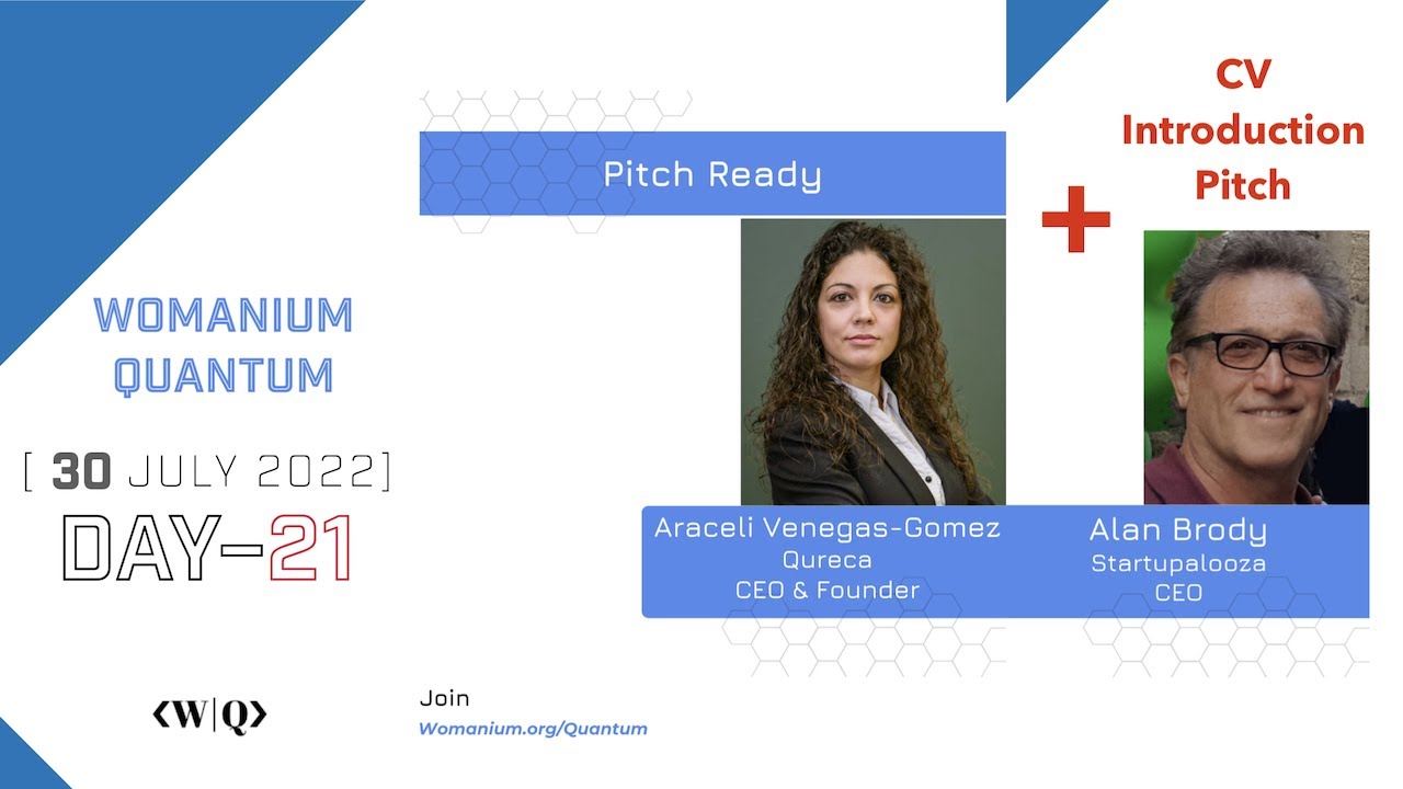 WOMANIUM QUANTUM : DAY 21 ❯ CAREER TRAINING : “Pitch Ready” + Hack Team Formation