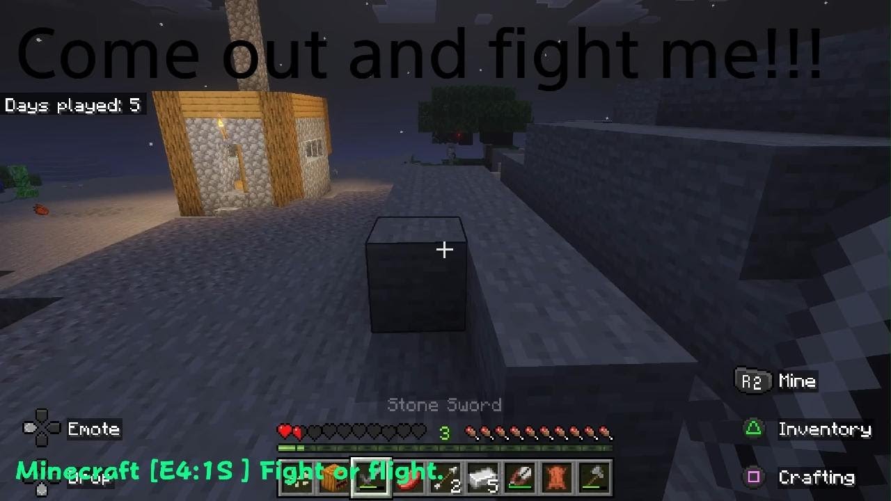 Umberon plays Minecraft [E4:1S] flight or fight ￼￼
