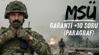Msü Garanti 10 Soru Rüştü Hoca Msü