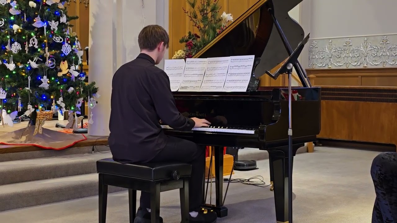 Lucas Playing "Ice" by Brian Crane