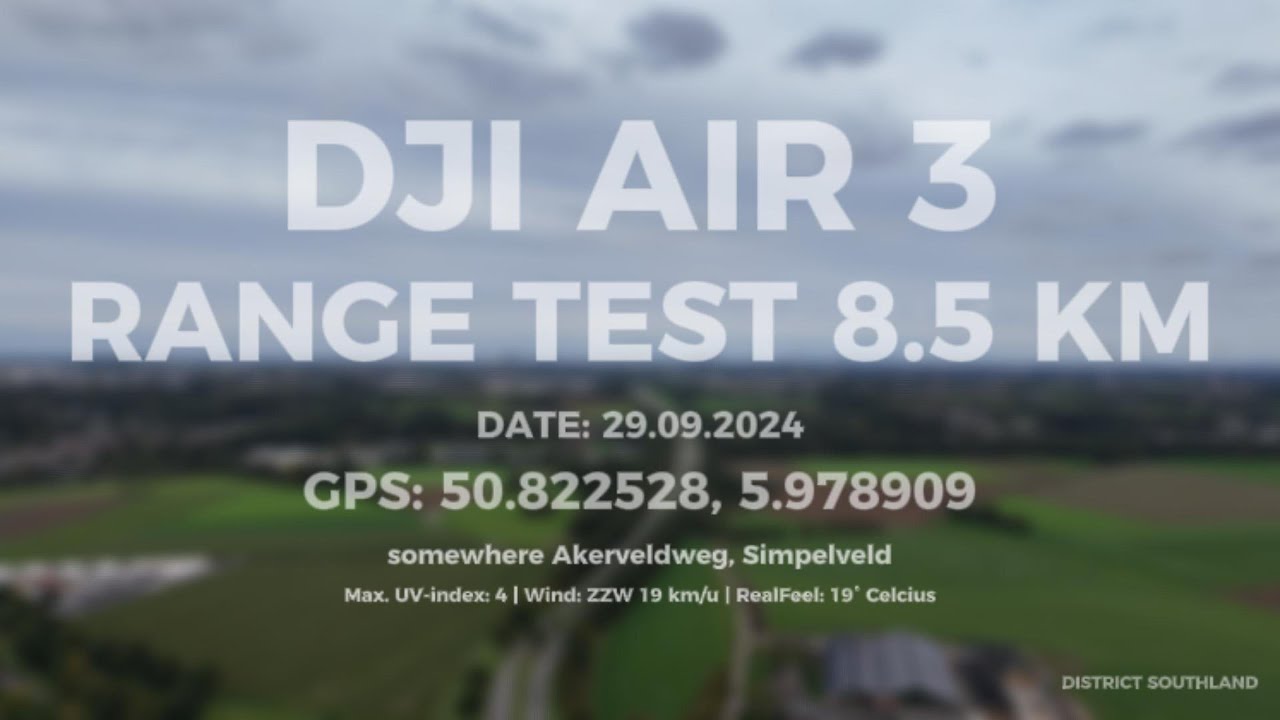 Range Test: DJI Air 3 (Simpelveld)