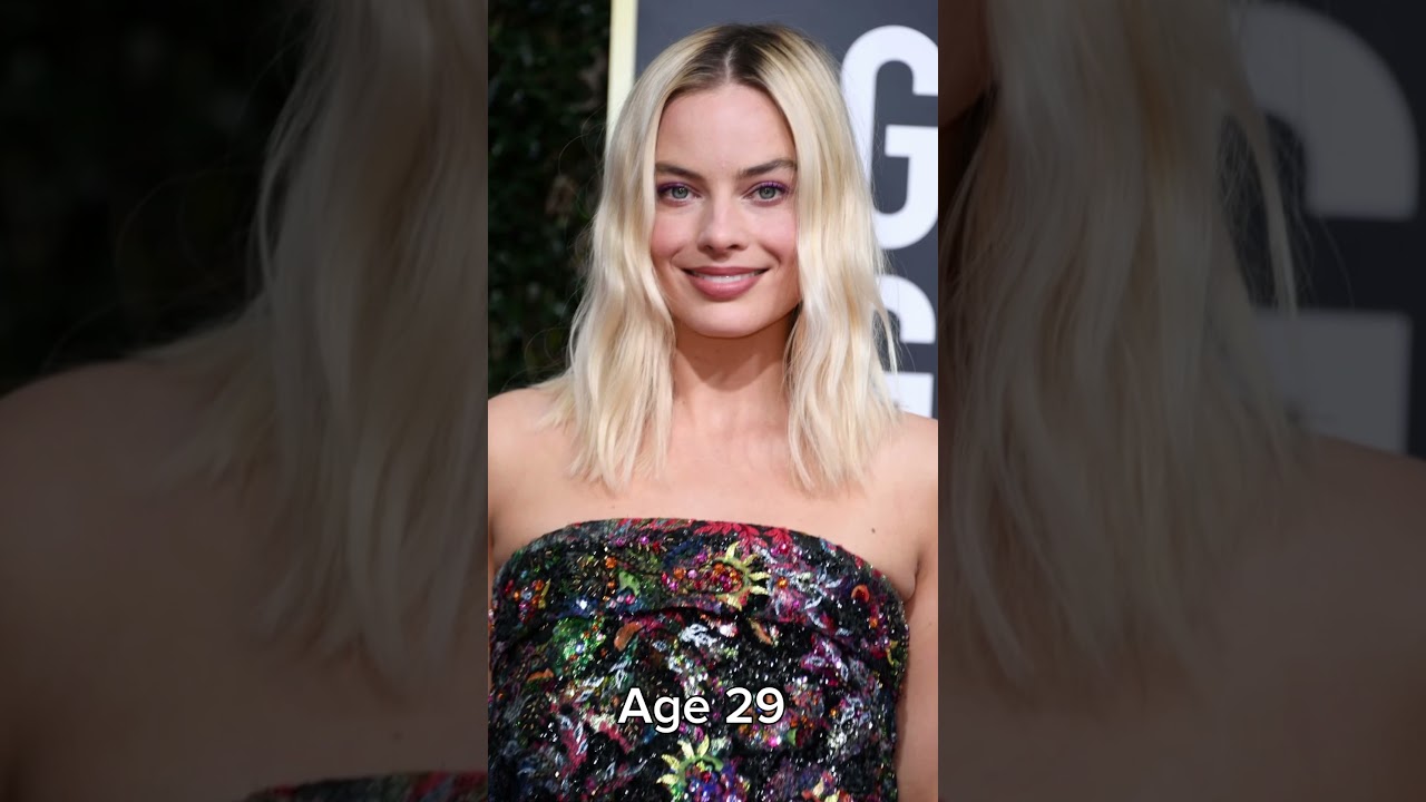 Margot Robbie’s Age from 33 to 14 💓 