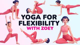 Yoga for Flexibility with Zoey | Bright Stretch Flow for Kids