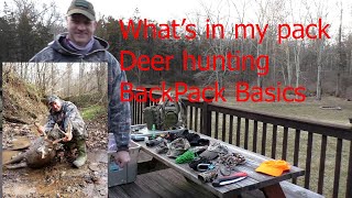 What's in my deer hunting pack  bag dump