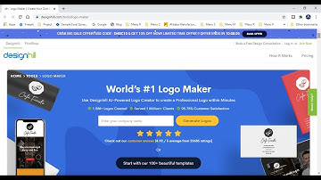 How to create Logo within  Minutes using Designhill online Logo Maker