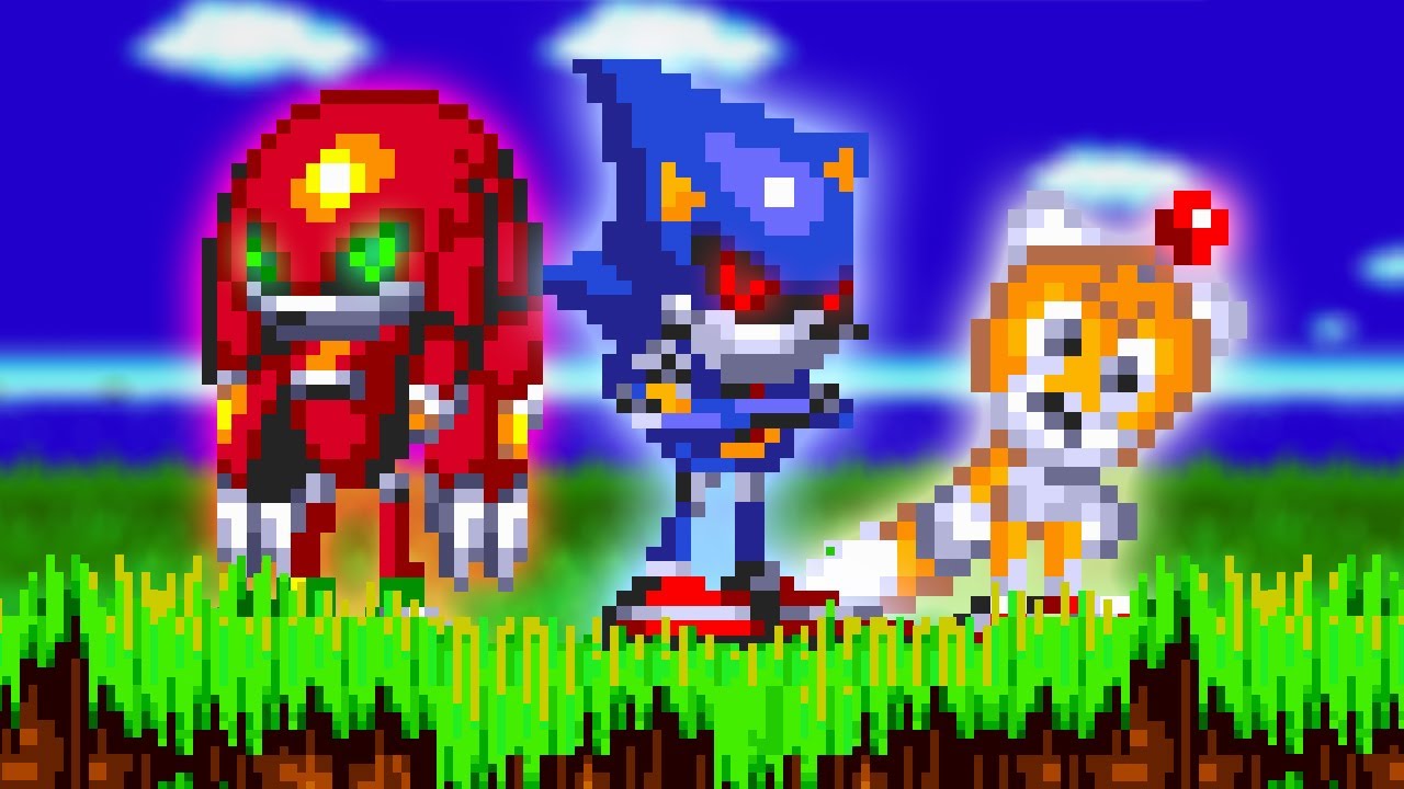 Metal Sonic and Rocket Metal in Sonic 3 Style