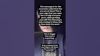 Not just a message, it’s a massive newspaper heading of a message from the light to the light