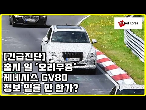 [긴급진단] 제네시스 <strong>GV80</strong> <strong>출시</strong> 정보, 정말 믿어도 되나요?...지디넷코리아가 짧게 설명해드립니다.