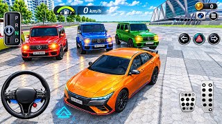 LUXURY CARS DRIVING IN 3D! 🔥 Orange Sports Car & G-Wagon Gameplay | 3D Driving Class #viral #gaming  screenshot 1
