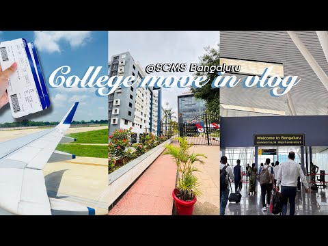 COLLEGE MOVE IN VLOG💞 *moving to my Dream City* (Freshman year)