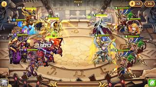 [Idle Heroes] - CCA: vs Full forest (quadruple Valks) (20180811)