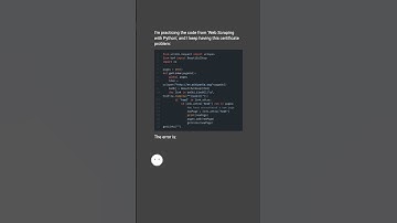 Scraping: SSL: CERTIFICATE_VERIFY_FAILED error for http://en.wikipedia.org #shorts