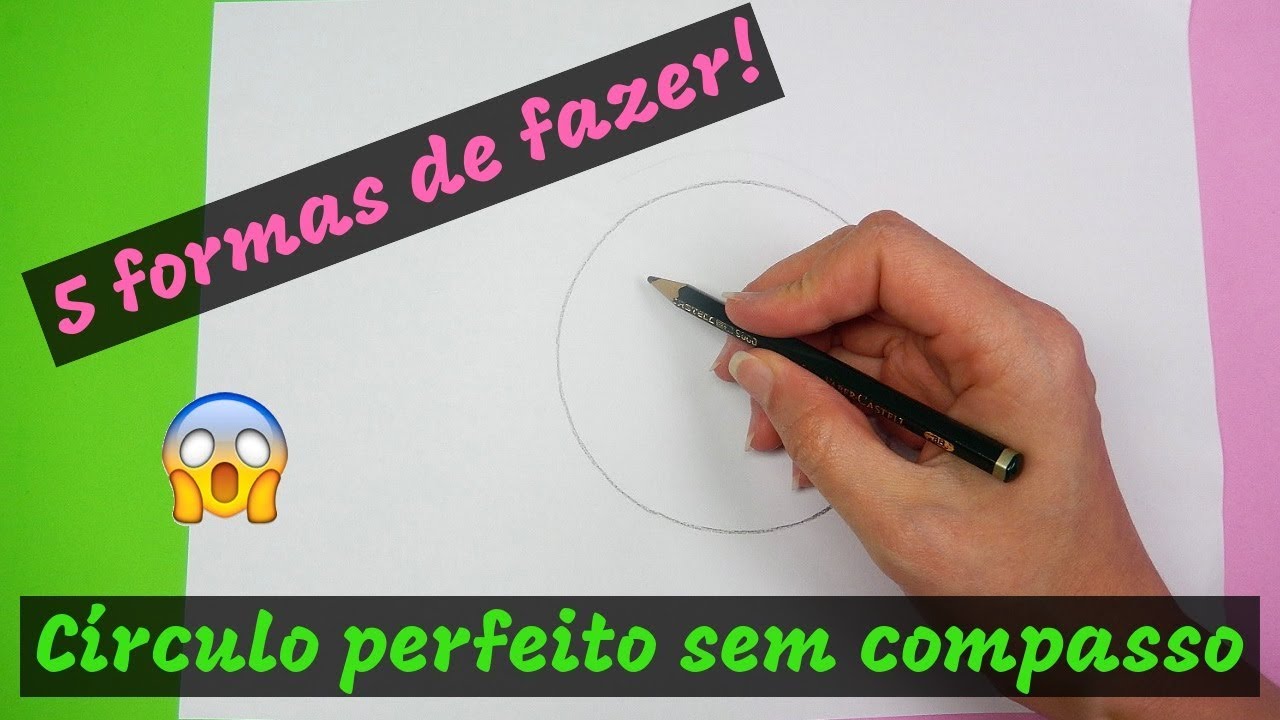 5 formas de fazer um círculo perfeito sem compasso sem gastar nada ...