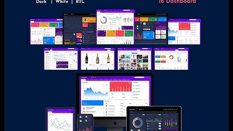 Adminto RTL Dark Admin Template with Bootstrap Dashboard
