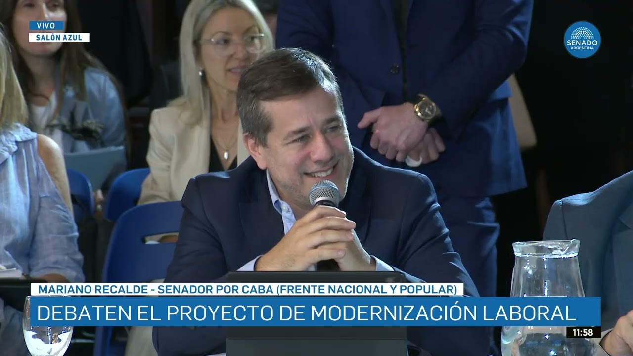 SENADOR MARIANO RECALDE 2 - PLENARIO DE TRABAJO Y PRESUPUESTO 17-12-25