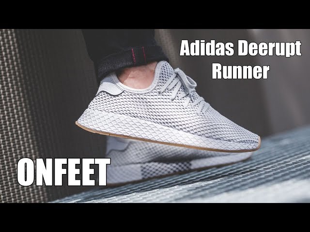 deerupt runner shoes grey