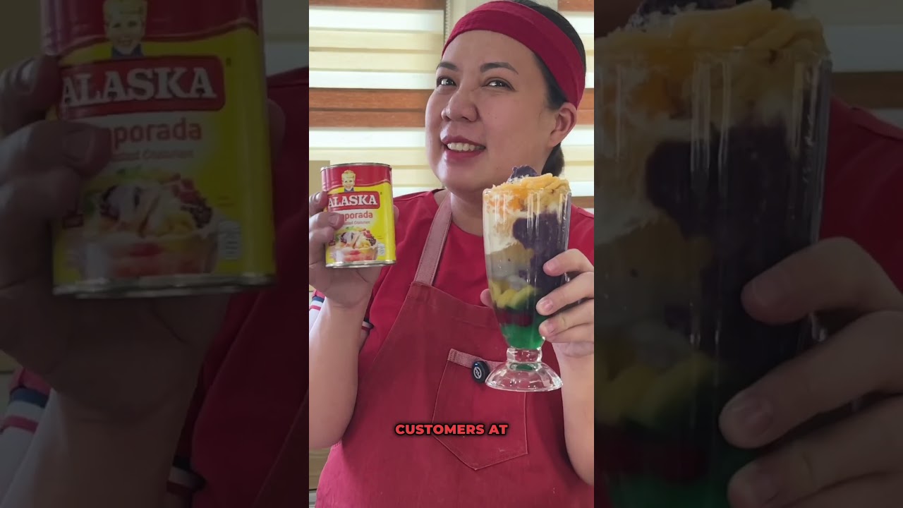 Halo Halo with Alaska Evaporada