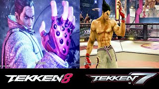 Tekken 7 vs Tekken 8: All Characters Rage Art Comparison