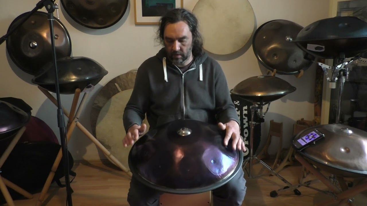 Nr. 1 Dynastahl 2. Wahl Baur&Brown Handpans D-Moll Handpan