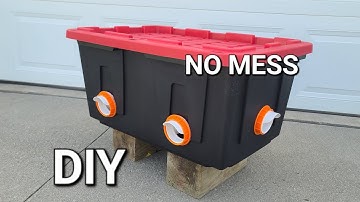 Best Chicken Feeder! Easy DIY Port Feeder. No waste, save time!