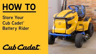 How to Store Your Cub Cadet Battery Rider for the Winter
