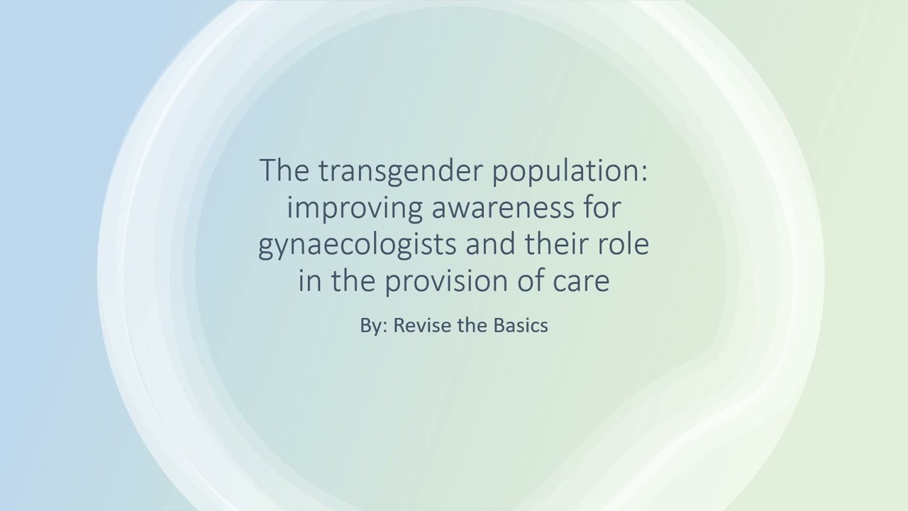 Transgender population/TOG article