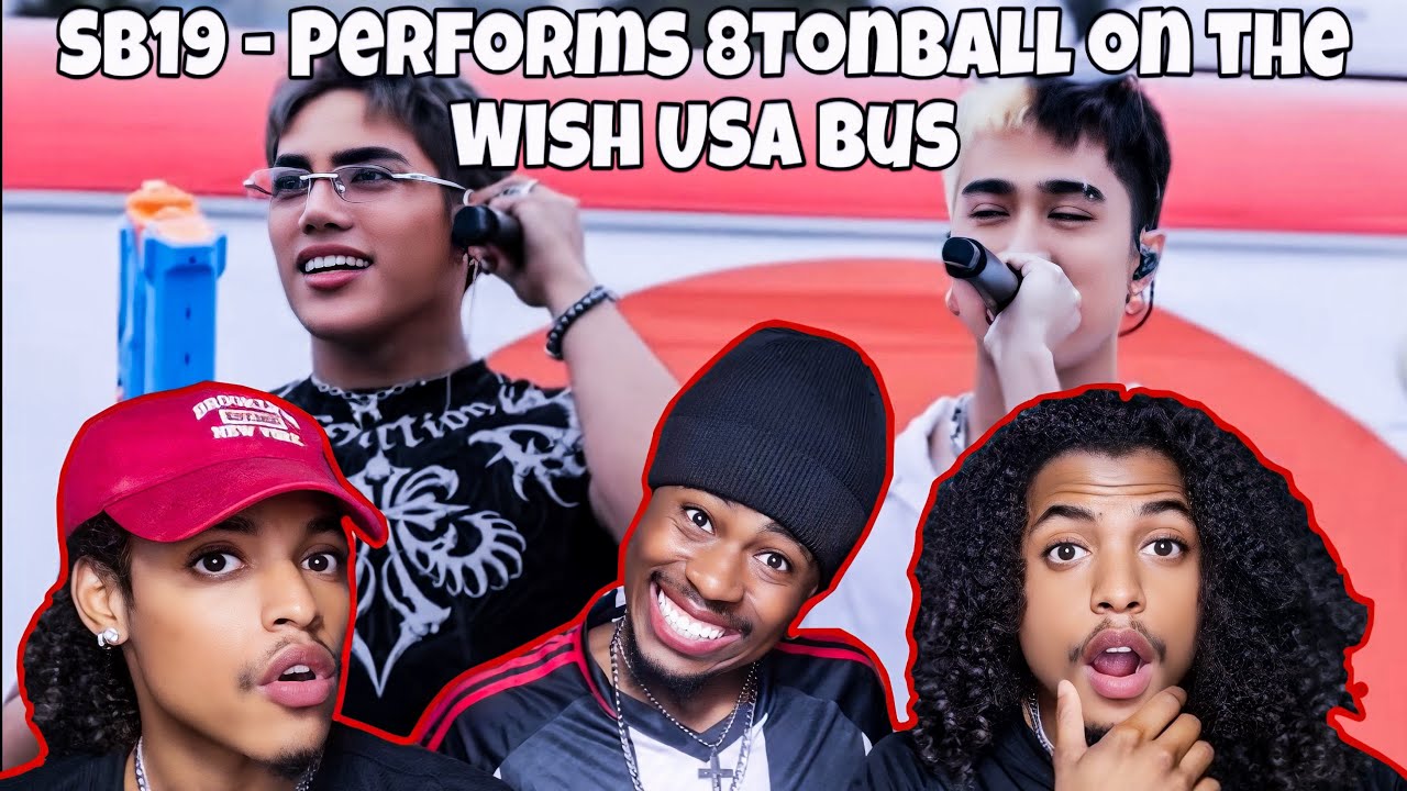 SB19 performs "8TonBall" LIVE on the Wish USA Bus Reaction 