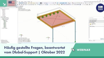 [EN] Webinar | Die häufigsten Anwenderfragen an den Dlubal-Support | Oktober 2022