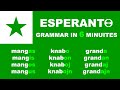 Esperanto Grammar in 6 Minutes