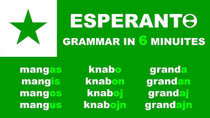 Esperanto Grammar in 6 Minutes - DayDayNews