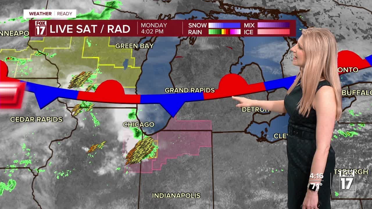 Monday PM Forecast: Strong to severe storms overnight - YouTube