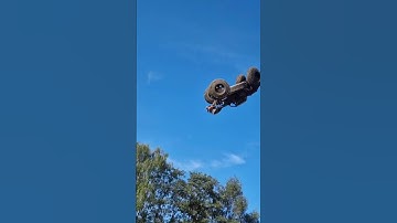 double backflips #rc #rccars #backflip #arrma #rcbasher #m2c #arrmanotorious #sundaybash