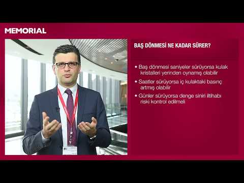 Baş dönmesi nedenleri nelerdir ve tedavisi nasıl yapılır? -  Prof. Dr. K. Serkan Orhan (KBB Uzmanı)