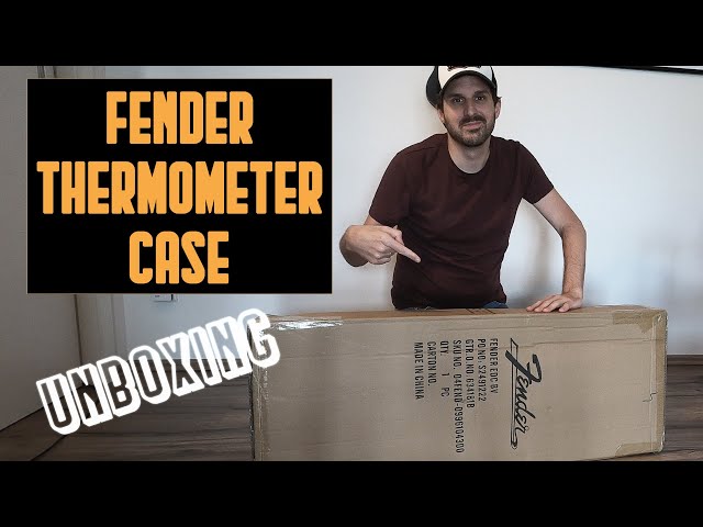 UNBOXING, Fender Thermometer Case