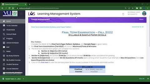CS403P-Database Management System (Practical)||Final term examination Fall || Syllabus &Sample Paper