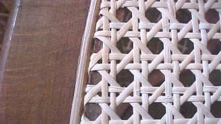 HOW TO : Replace Cane Webbing on a Vintage Chair