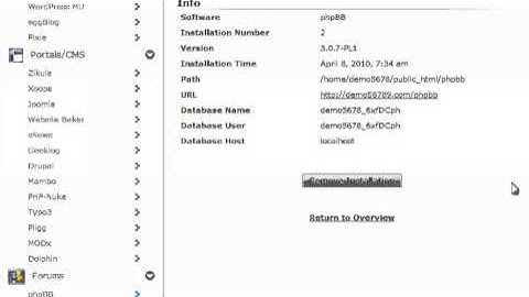 HostMetro - Softaculous - How to Remove Scripts