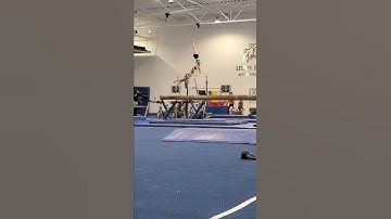 Working double back dismounts for level 9 bars