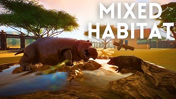 Het creëren van een ENORME onderwaterkijkhabitat voor nijlpaarden en varkens