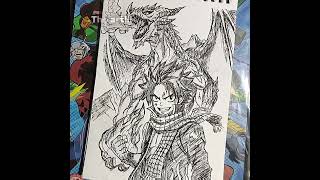 The Reference vs. The Art: Natsu & Igneel 🔥🐉 #anime #art #ytshorts #fairytail #natsu  #animeeart
