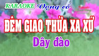 Karaoke _ Đêm Giao Thừa Xa Xứ _ Dây Đào