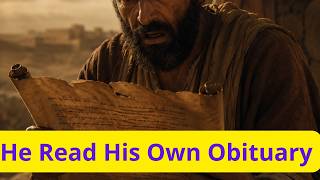 He Read His Own Obituary
