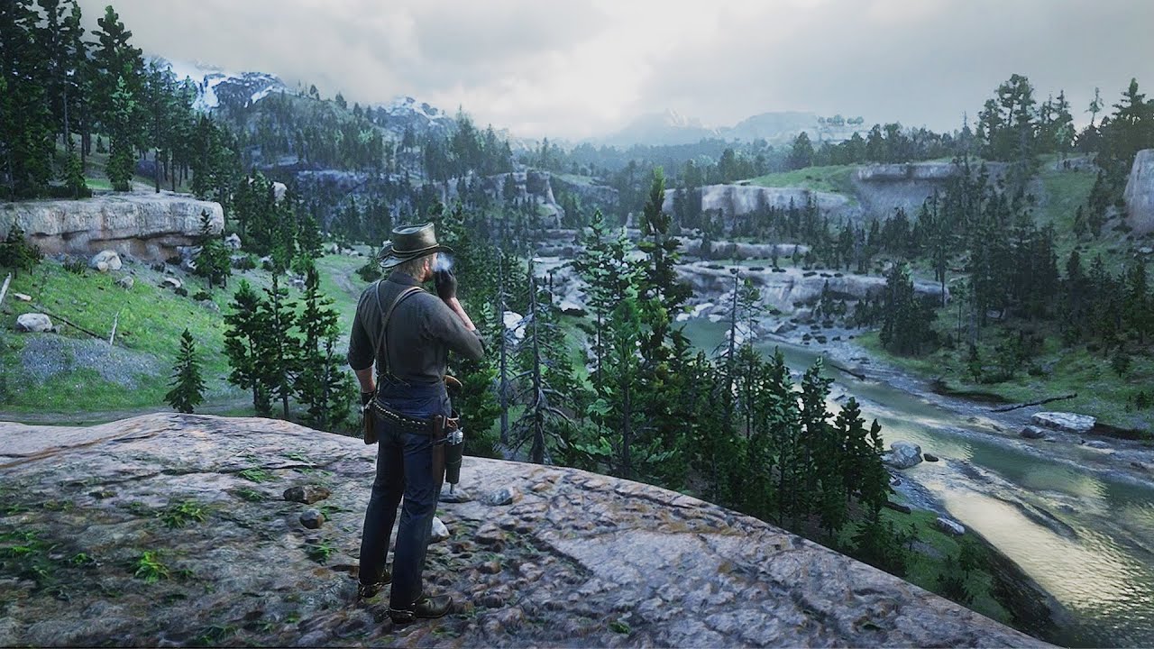 Red Dead Redemption 2 - Free Roam Camping, Combat & MORE! Gameplay (4K)