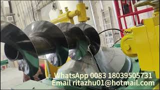 Spiral Blade Forming Machine | Screw Conveyor Auger Flight Making Machine
