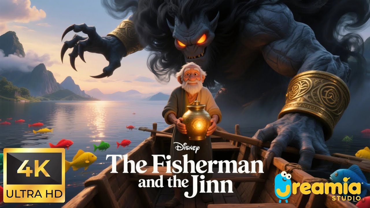 Fisherman and the Genie | Short Story in English | Arabian Nights ...