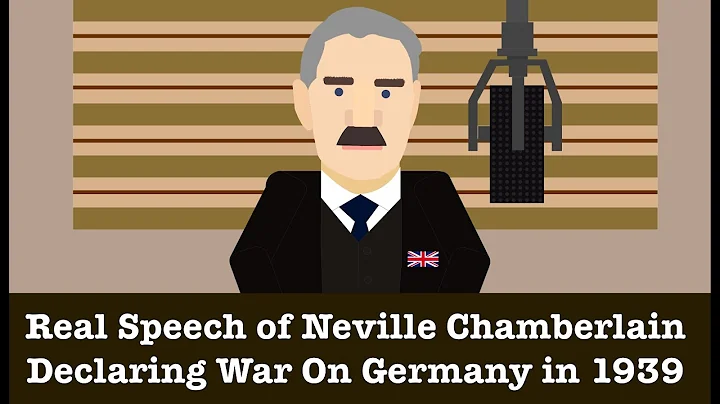 Neville Chamberlain Declaring War On Germany in 1939 (Real Radio Broadcast!)