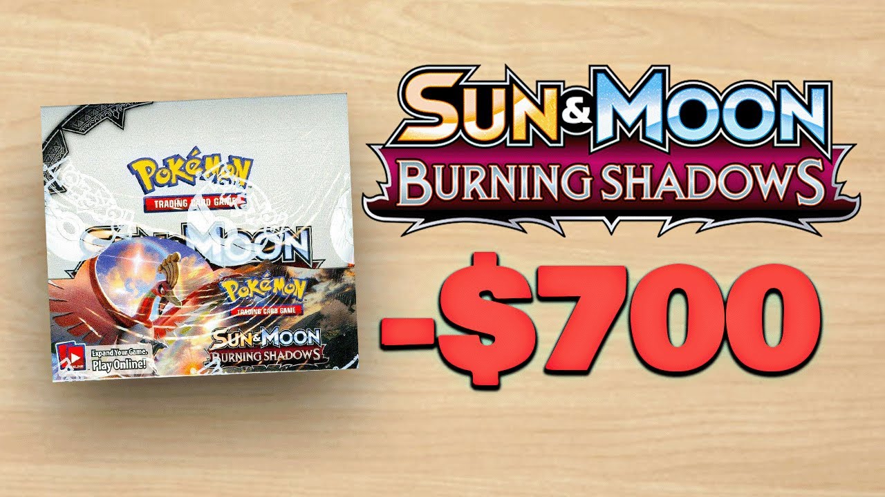 OPENING A SUN & MOON BURNING SHADOWS BOOSTER BOX!