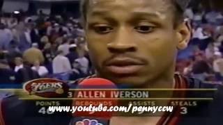 The Longest And The Best Allen Iverson Video Ever Ai 17 40Pt Games Highlights 2001