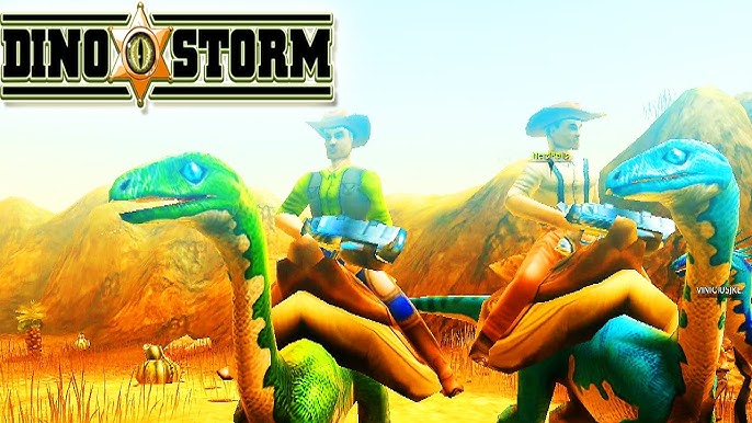 GamePlay de Dino Storm Jogo de Dinossauro Online 